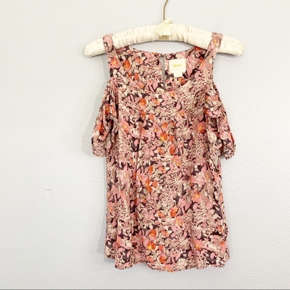 MAEVE ANTHROPOLOGIE HANA Cold Shoulder Top - Picture 2 of 6